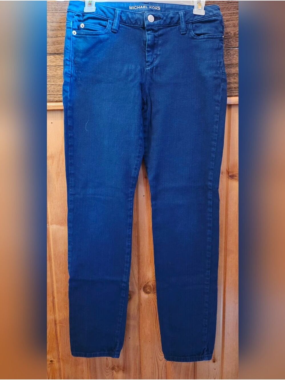 Michael Kors Navy Slim Straight Jeans